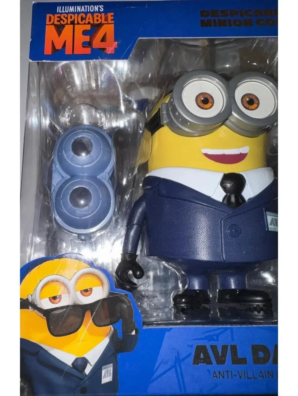 Minion Deluxe Figure Agent Dave Toy Minions Despicable ME Collectible Box Damage